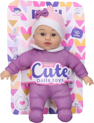 Dojenček z mehkim telesom 30 cm