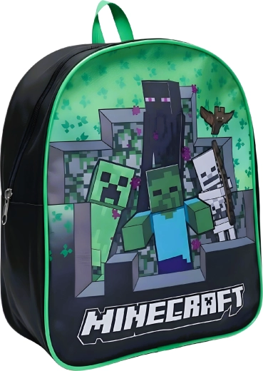 Otroški nahrbtnik Minecraft z motivom Creeper, Zombie, Enderman in Skeleton