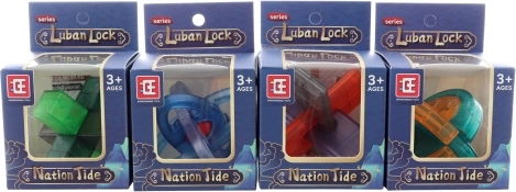 Plastic puzzle in a box (various types) - 1 piece