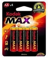 Alkalne baterije AA 1,5 V KODAK Alkaline Max – 4 kosi