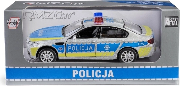 Model policijskega vozila BMW M5 1:32 s funkcijo pull-back