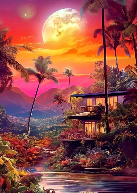 Sestavljanka Očarljiv somrak 1000 koščkov