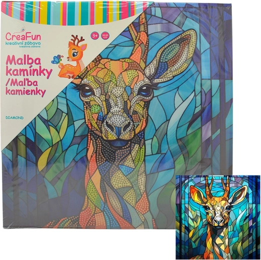 Diamantno slikanje – jelen 30 × 30 cm