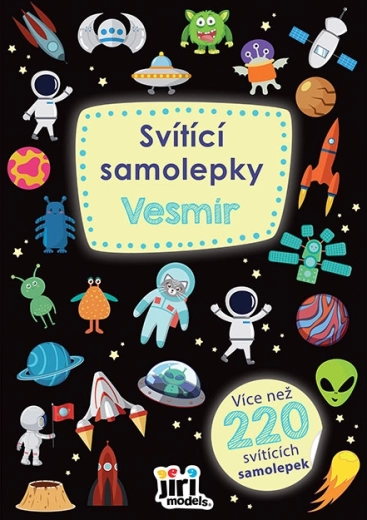 Svetleče nalepke Vesolje (200 kosov)