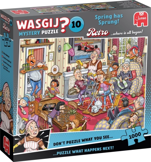 Jumbo Wasgij Retro Mystery 10: pomlad je tu! 1000 kosov