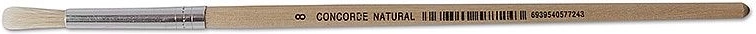 Šolski okrogli čopič CONCORDE Natural št. 8