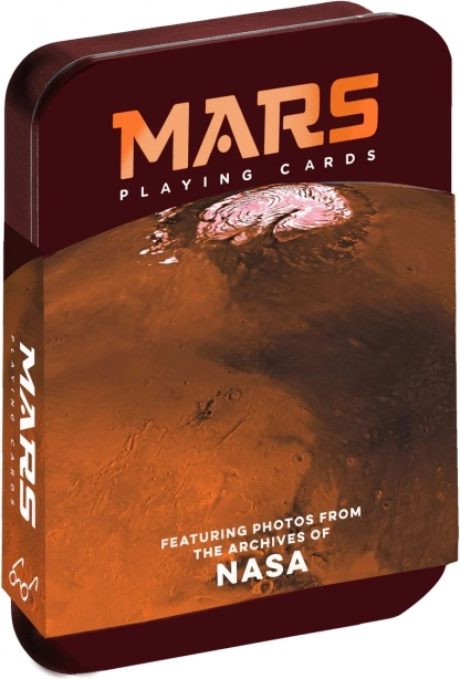 Vesoljske igralne karte Mars založbe Chronicle Books
