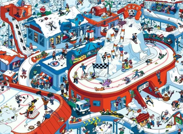 Ravensburger sestavljanka Zimsko kraljestvo čudes XXL 200 kosov