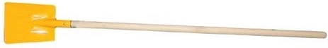 Otroška ravna lopata za premog z lesnim držalom 75 cm