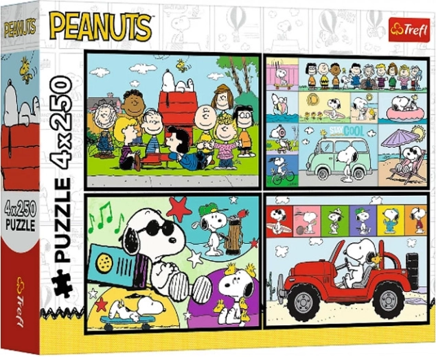 Puzzle Peanuts – Pistacijina pustolovščina 4×250 kosov