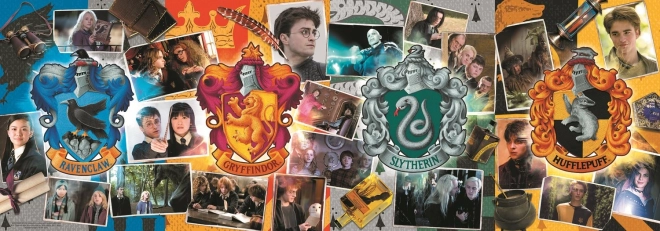 Sestavljanka 1000 koščkov štiri bradaviške hiše HARRY POTTER