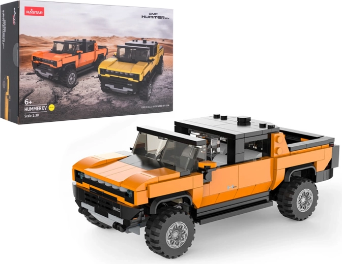 Maketarski komplet Hummer EV RASTAR v merilu 1 : 30 – Oranžna