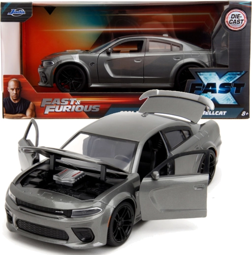 Kovinski model 2021 Dodge Charger SRT Hellcat FAST & FURIOUS 19 cm
