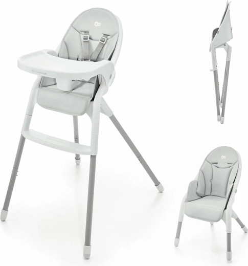 Kinderkraft jedilni stol Dinnly 2v1 Grey
