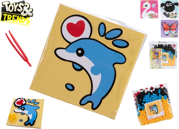 Mozaik z lepljivimi kroglicami TOYS & TRENDS – ustvarjalni komplet za otroke