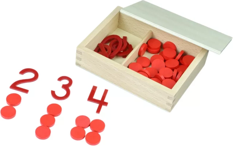 Montessori številke in žetoni – soda in liha števila