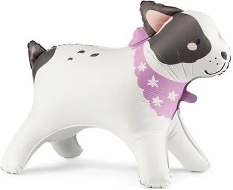 Stoječi folijski balon Buldog 75 × 57 cm