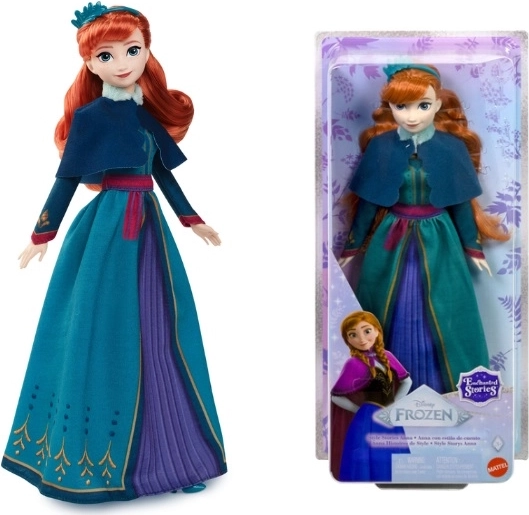 Disney Frozen modna lutka Ana v praznični obleki