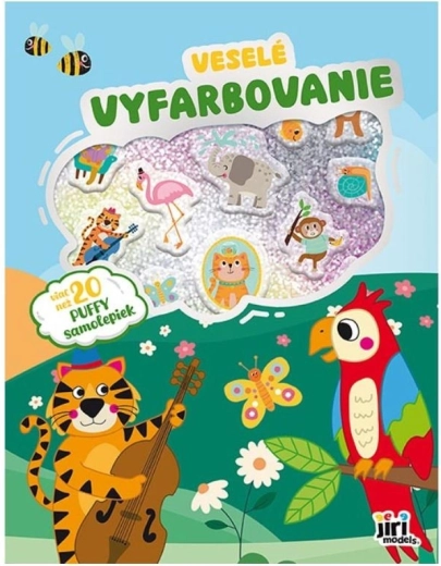 Veselo barvanje s super nalepkami Živalice
