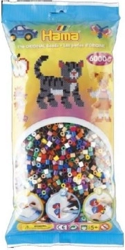 likalni perli Hama MIDI barvni 6000 kosov
