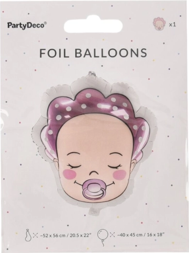 Folijski balon z napisom BABY 40 × 45 cm