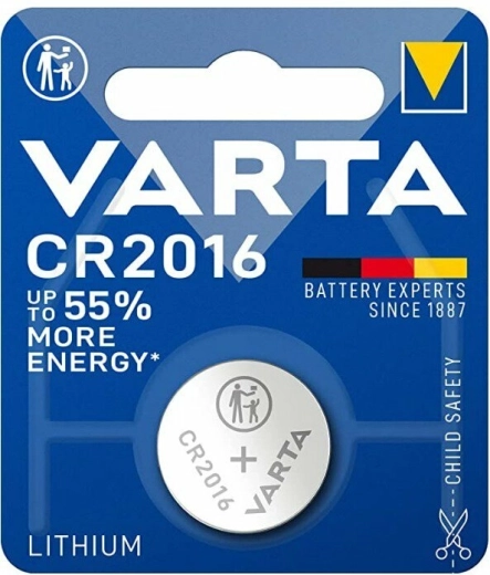 Gumbna baterija Varta CR2016, 3 V