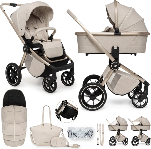 Muuvo Quick Boho beige kombiniran voziček 2v1