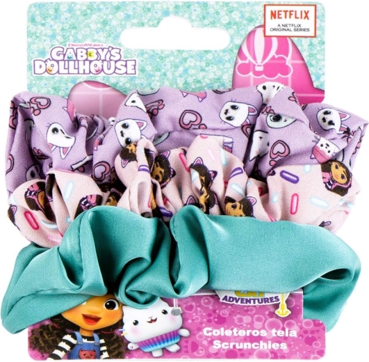 Komplet elastik za lase Gabby's Dollhouse (Gábinin čarobni domek), 3 kosi