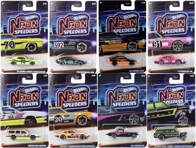 Hot Wheels neonska kolekcija – tematski avtomobilček 1:64