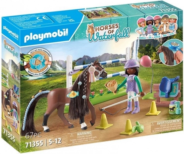 Playmobil Horses Waterfall: Zoe in Blaze z ovirami 71355