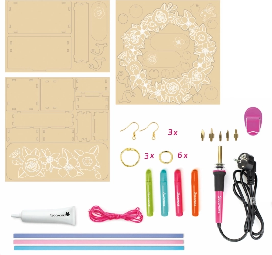 Lovely box pirografija – nakit