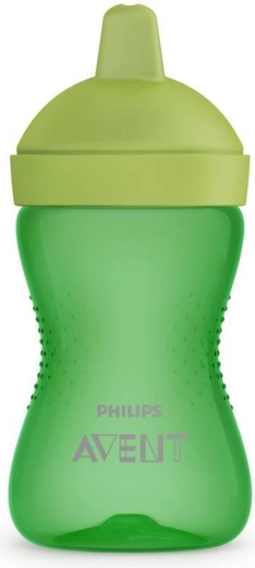 Philips Avent lonček Grippy s trdo ustnico 300 ml – zelen
