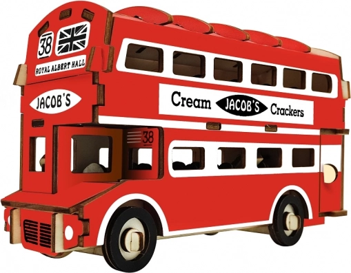 Lesene 3D sestavljanke Doubledecker