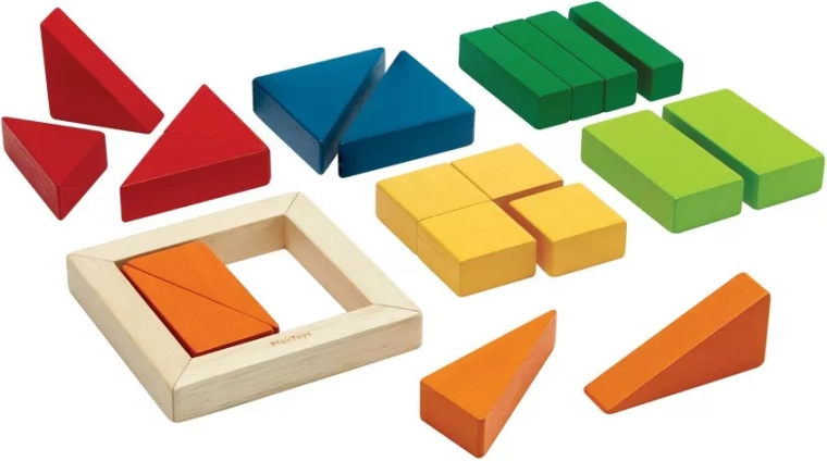 Ulomkove kocke PlanToys