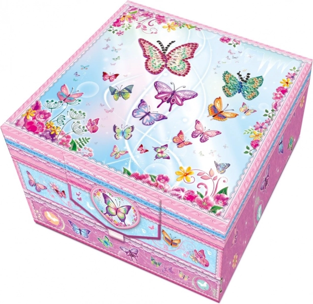 skrivni dvonadstropni pisemski set z okrasnim peresom