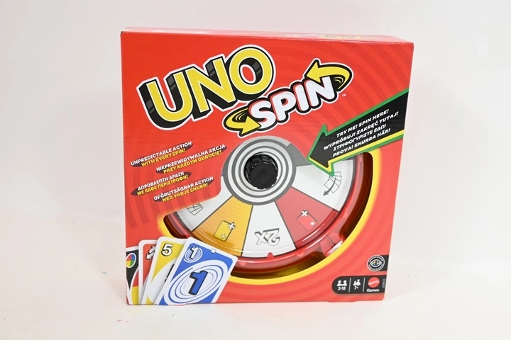 Mattel UNO Spin družinska igra s kartami