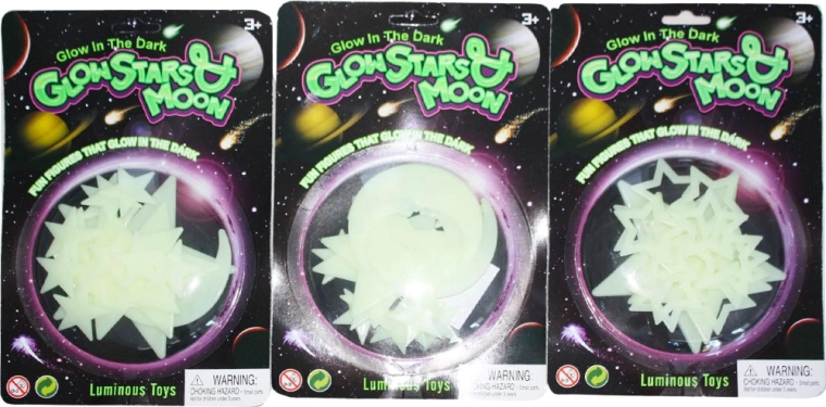 Svetleča dekoracija luna in zvezde za otroško sobo