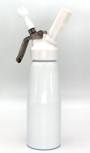 Steklenica za smetano 0,5 l bela LISS Home Chef