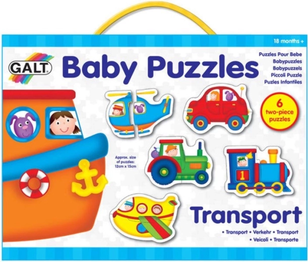 Galt baby puzzle promet 6×2 koščka