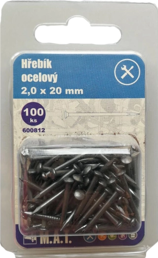 Jekleni žeblji 20 × 2,0 mm (100 kos)