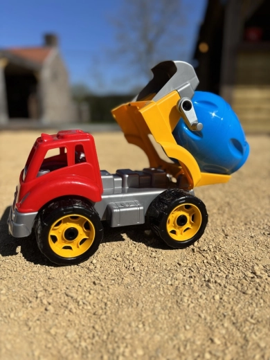 Children’s Plastic Cement Mixer Truck