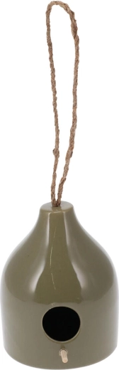 Keramična ptičja hišica 12 × 12 × 15 cm – mešanica barv