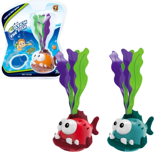 Potapljaška ribica s svetlobo – vodna igrača (3 vrste)