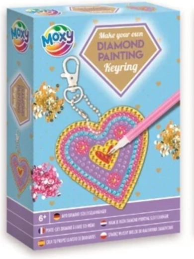 Grafix diamond painting – heart pendant