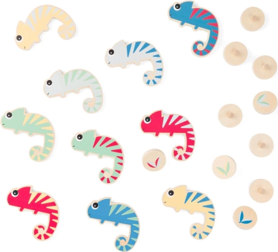 Kameleon – lov na barve lesena družinska igra