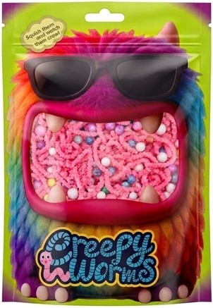 STNUX Creepy worms rožnati senzorični črvički