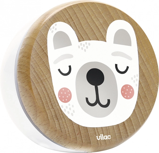 Vilac lesena glasbena skrinjica z medvedkom – Mesečna sonata