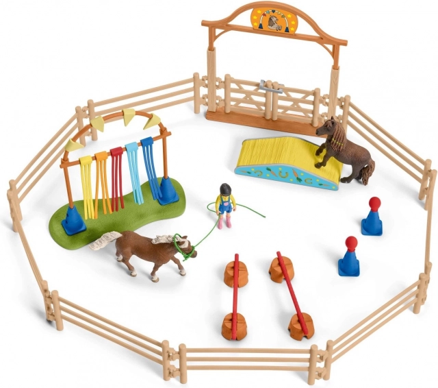 SCHLEICH Farm World® 42481 Trening agilityja za ponije