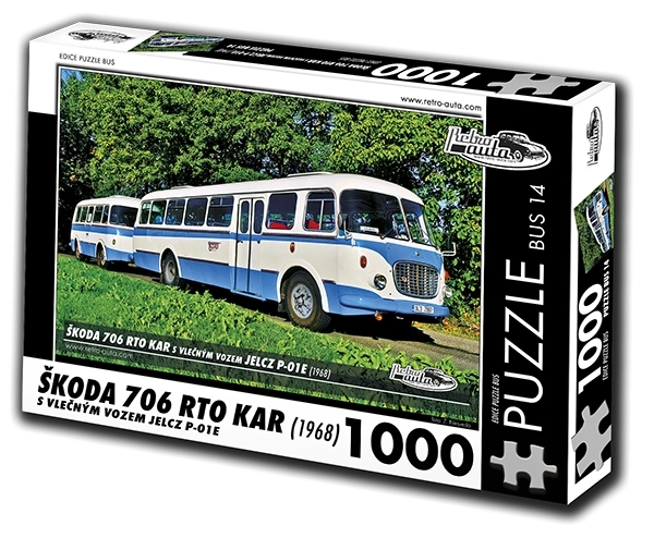Sestavljanka Retro-avtomobili Škoda 706 RTO KAR – 1000 koščkov