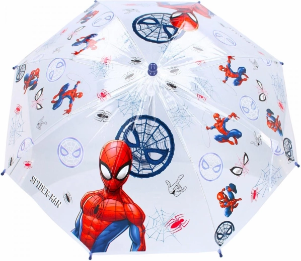 Otroški prozorni dežnik Spider-Man - 1 kos